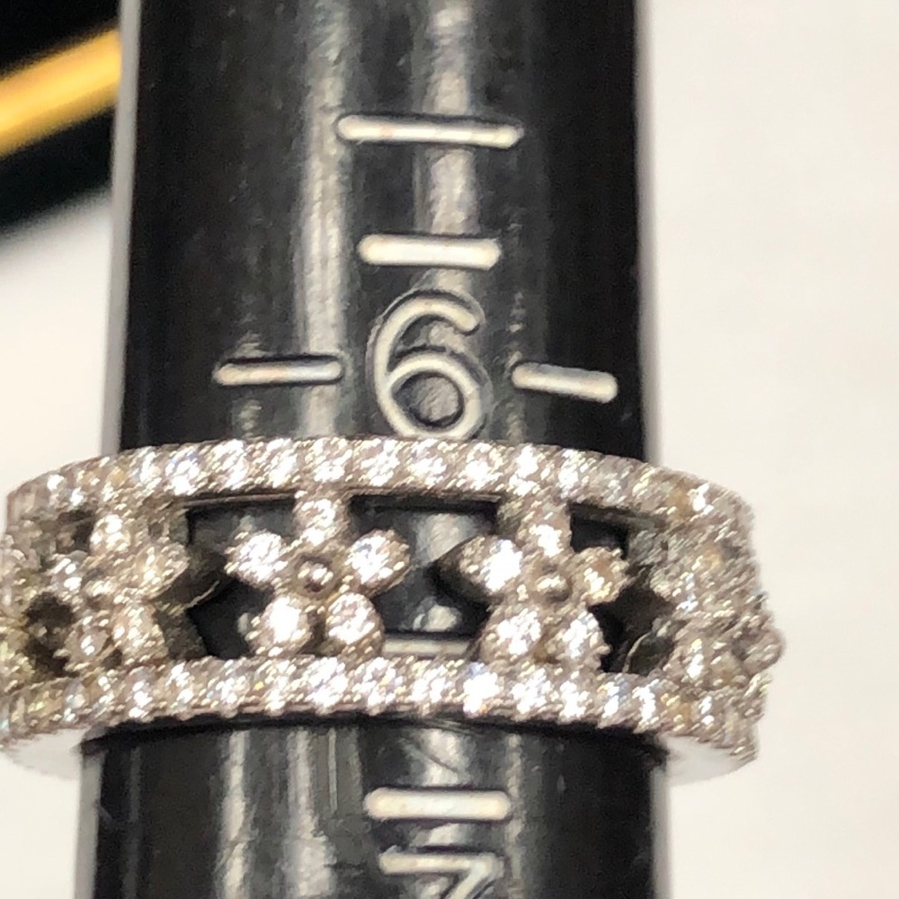 Silver Flower Ring - image 6